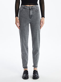 Mom Fit Kad?n Jean Pantolon