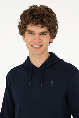 Мужской темно-синий базовый свитшот - U.s. polo assn фото 2