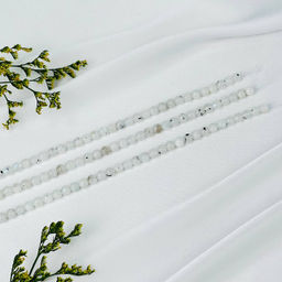 Бусины для украшений из Лунного камня (68 бусин) 39 см