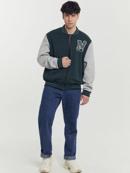 Жакет мужской в темно-зеленом цвете с печатью т.зеленый +печать 121187 - Mark formelle фото 5