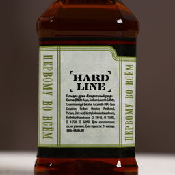 Подарочный набор На удачу, гель для душа виски 100 мл и стопка, HARD LINE