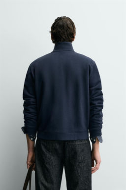BASIC ZIP-UP SWEATSHIRT - Zara фото 11