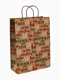 Набор подарочных пакетов «Новогодний», 3 шт, тиснение, 25 × 4 × 30.5 см, 30 × 40 × 11.5 см, 18 × 23 × 10 см