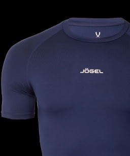 Футболка компрессионная с коротким рукавом JOGEL CAMP PerFormDRY Top SS, темно-синий  фото 3
