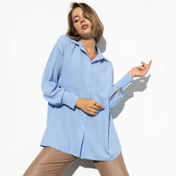 Рубашка Виртуозно и смело (блю)