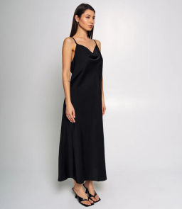 Платье #БШ2419, чёрный