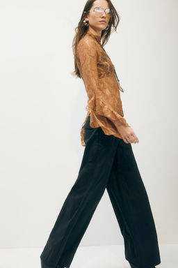 Pantalon sastre en crepe - H&m фото 3