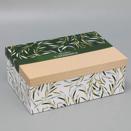 Набор коробок подарочных 15 в 1 «Эко», 12×7×4 см - 47×31×18 см