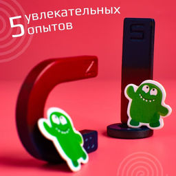 Набор для опытов Опыты с магнитами, 5 опытов - Эврики фото 4