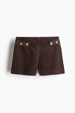 Minishorts de pana