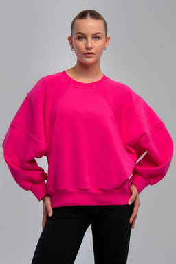 Арт. 15110/2 Свитшот женский укороченный one size (42-50) Цвет:фуксия - Калинка фото 3