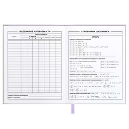Дневник школьный арт. 68759 / 15 ПЛОНЖЕ СИРЕНЕВЫЙ