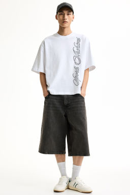 Camiseta estampada Oversized Fit - H&m фото 5