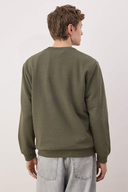 Siyah-Lacivert-Gri Melanj 3lu Paket Regular/Normal Kesim Basic Ici Polar Sweatshirt TMNAW26SW00006 - Trendyolmilla фото 22