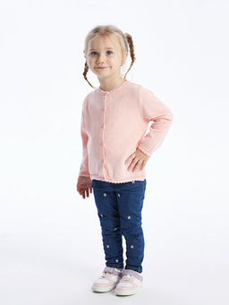 Nak?? Detayl? K?z Bebek Jean Pantolon