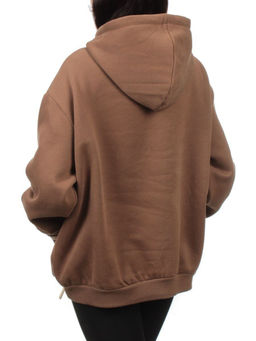 2616 BROWN Толстовка женская (85% хлопок, 10% полиэстер, 5% спандекс) - Fashion фото 6