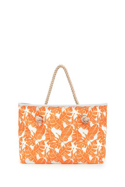 U. S. Polo Assn / Женская оранжевая пляжная сумка - U.s. polo assn фото 3