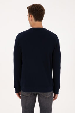 Erkek Lacivert Sweatshirt