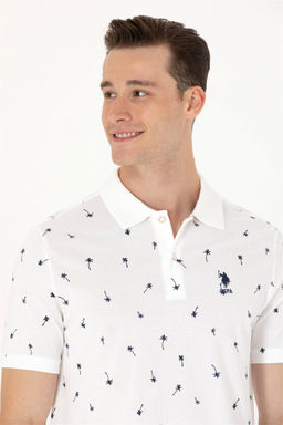 Мужская белая футболка - U.s. polo assn фото 2