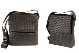 1202 brown, мужская сумка "Планшет" из экокожи Barcelo Biagi