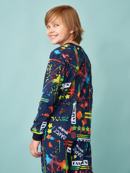 Пижама "Мамору",темно-синий