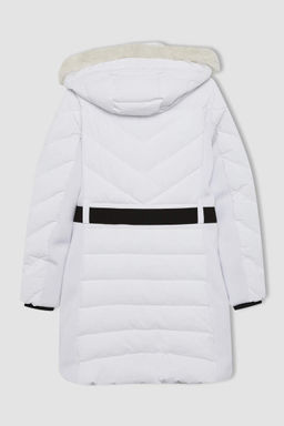 Водоотталкивающая парка узкого кроя с капюшоном DeFactoFit  фото 10