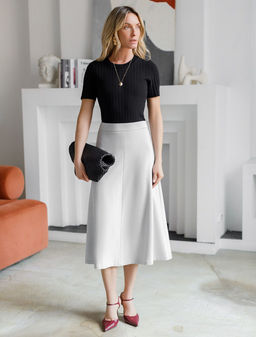 Джемпер тонкой вязки из вискозы с нейлоном