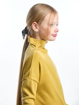 Платье для девочки UD 7849 горчичный - Mini maxi фото 6