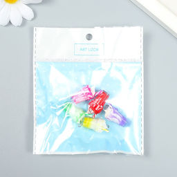 Цена за 5 шт. Декор для творчества пластик «Мороженное в стакане с петелькой», 1.3×1.3×2.6 см, МИКС