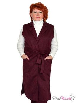 Жилет Модель №1400 размеры 44-84 - Plusmoda фото 3