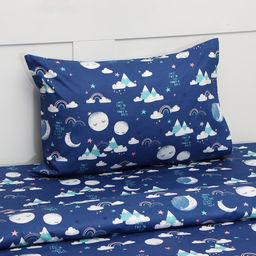 Постельное бельё Этель 1,5 сп Sleepy moon 143х215 см, 155х214 см, 50х70 см -1 шт, 100% хл, сатин  фото 2