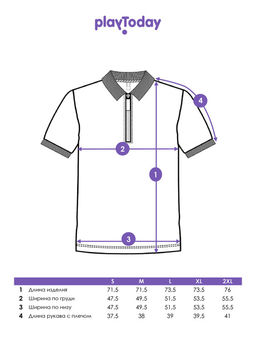 PlayToday / Футболка-поло мужская  фото 10