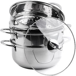 31070 Мантоварка 3х-ярус. 30 см.6,2л. MB (х6) - Mayer&boch фото 2