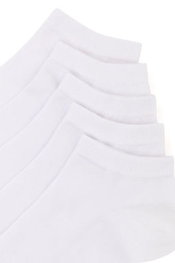 Мужские белые носки из 5 частей неожиданная скидка в корзине - U.s. polo assn фото 2