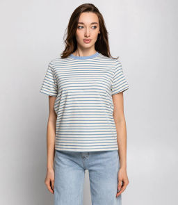 Футболка #КТ8355, голубой