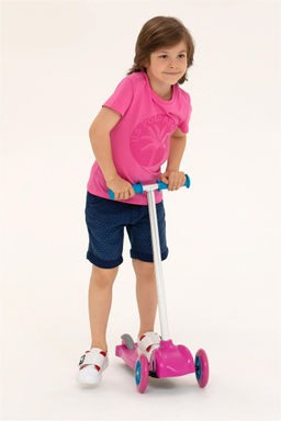 Детская розовая футболка с круглым вырезом Неожиданная скидка в корзине - U.s. polo assn фото 2