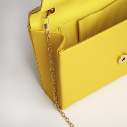 Сумка-клатч на магните, цвет жёлтый - Simaland фото 5