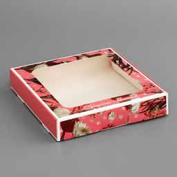 Цена за 5 шт. Коробка подарочная сборная с окном, упаковка, Прекрасных моментов, 16?16?3 см