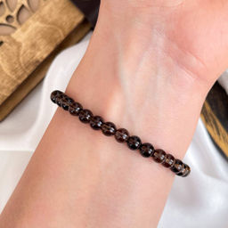 Браслет из Раухтопаза 16 см - Радуга самоцветов фото 5