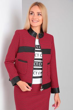 Костюм Gamma & Gracia 170 бордовый черный соты  фото 3