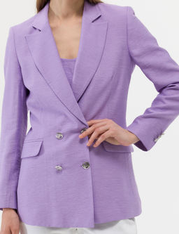 Mor Kruvaze Slim Fit Ceket - Pierre cardin фото 6