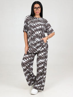 764 ЖЕНСКИЙ КОСТЮМ (брюки) (Тигр/серый)