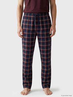 Regular Fit Ekose Erkek Pijama Alt?