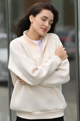 Женская толстовка из футера с начесом Happyfox