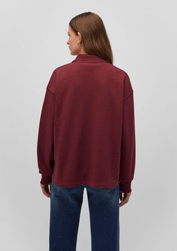 K?rm?z? Polo Tisort - Mavi фото 4