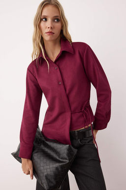 Murdum Baglama Detayl? Suet Gomlek TWOAW26GO00041