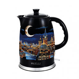Чайник эл. 1,8 л керам., диск, "Kelli", арт. 1451-KL
