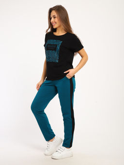 Костюм женский 5-342а (петроль)