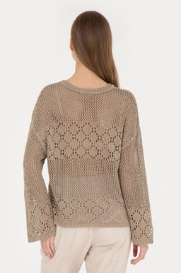 Женский легкий свитер цвета хаки - U.s. polo assn фото 12