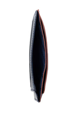 Мужской темно-синий кошелек Неожиданная скидка в корзине